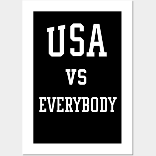 USA VS EVERYBODY Posters and Art